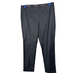 PESERICO Sign Black Seasonless Slim Trousers SZ 50 US 14